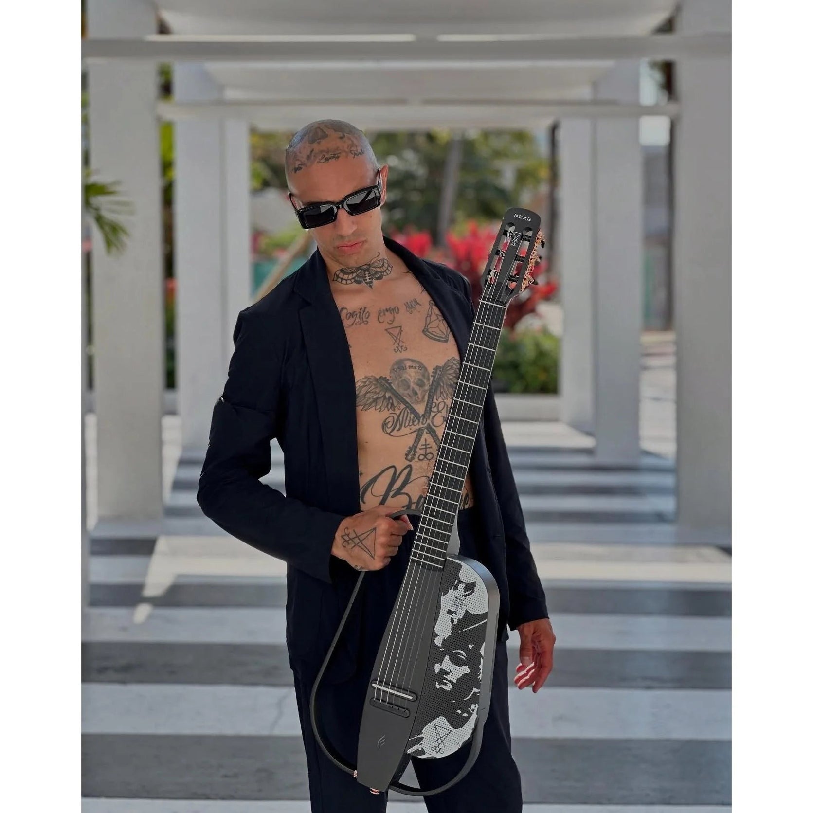 Đàn Guitar Silent Classic Enya NEXG 2N Deluxe, Lucifer-Mai Nguyên Music