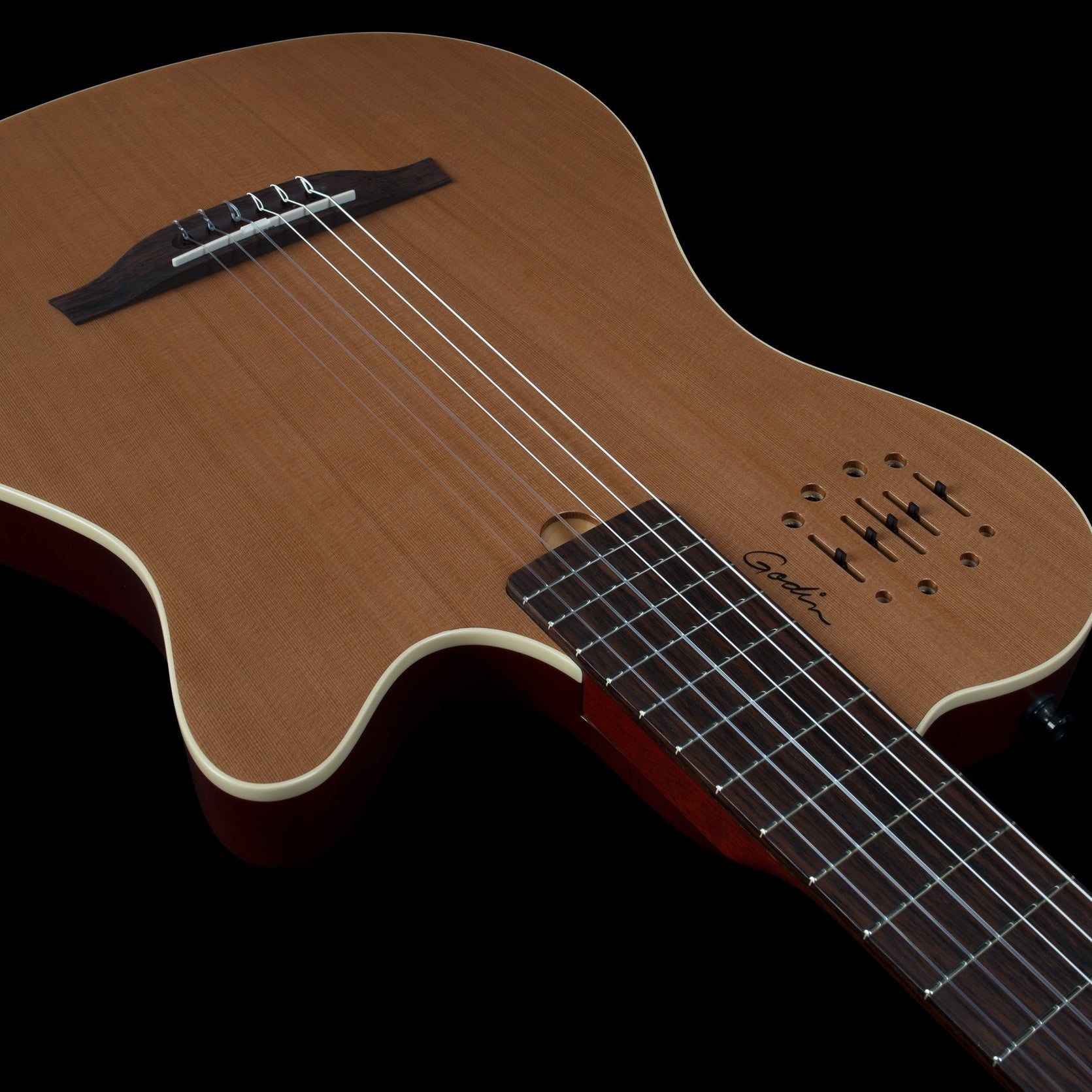 Đàn Guitar Silent Classic Godin Multiac Grand Concert Encore Natural SG-Mai Nguyên Music