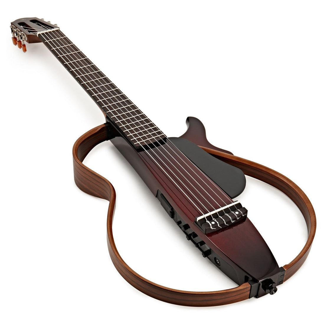 Đàn Guitar Silent Classic Yamaha SLG200N - Nylon String w/Bag, Crimson Red Burst-Mai Nguyên Music