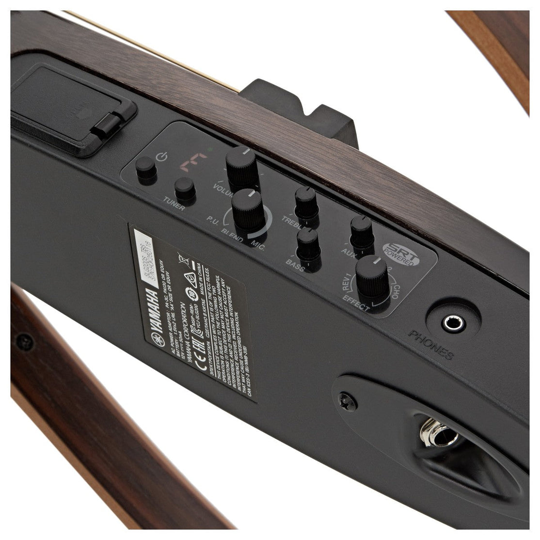 Đàn Guitar Silent Classic Yamaha SLG200N - Nylon String w/Bag, Translucent Black-Mai Nguyên Music