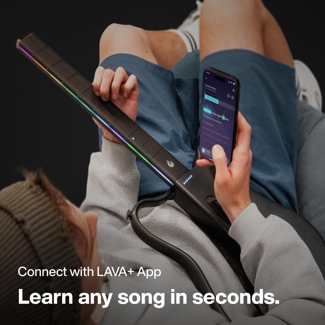 Đàn Guitar Silent Lava Genie - Stringless Smart Guitar-Mai Nguyên Music