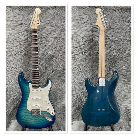 Đàn Guitar Vọng Cổ Điện Logo Fender Stratocaster 105-Mai Nguyên Music