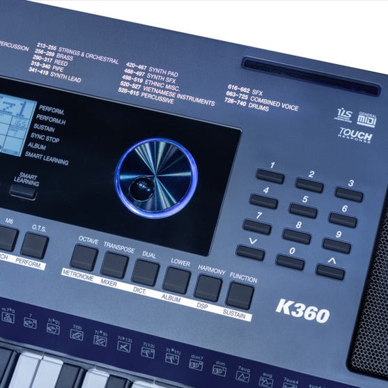 Đàn Organ Kurtzman K360 61-Phím-Mai Nguyên Music