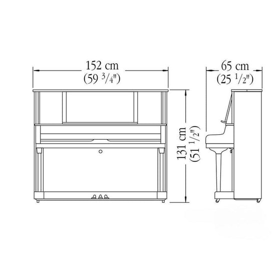 Đàn Piano Cơ Upright Yamaha UX30BL - Qua Sử Dụng-Mai Nguyên Music