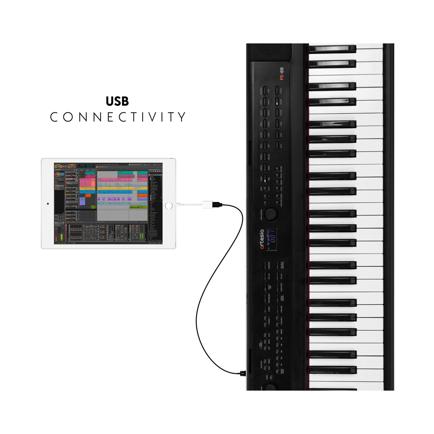 Đàn Piano Điện Artesia PE-88-Mai Nguyên Music