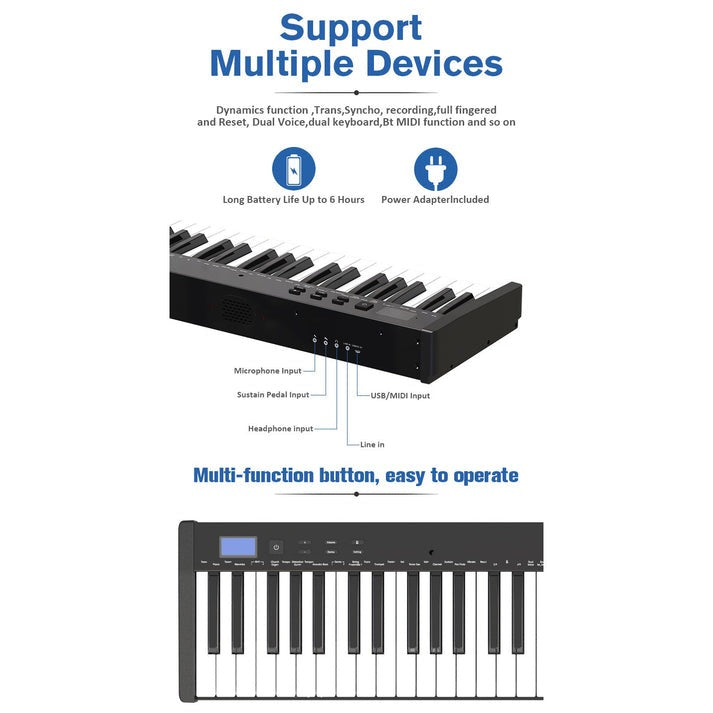 Đàn Piano Điện Konix PH61S-Mai Nguyên Music