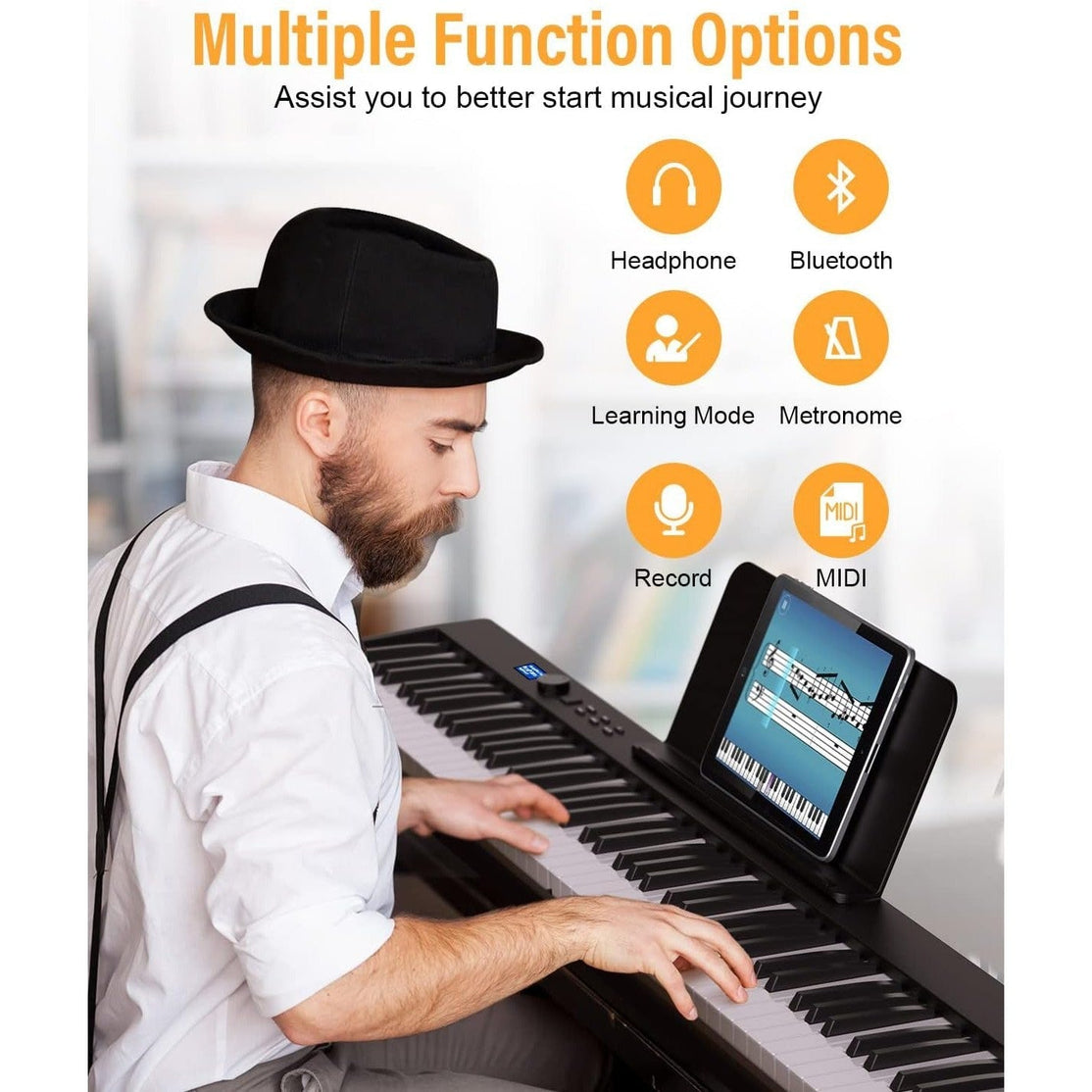 Đàn Piano Điện Konix PJ88C-Mai Nguyên Music