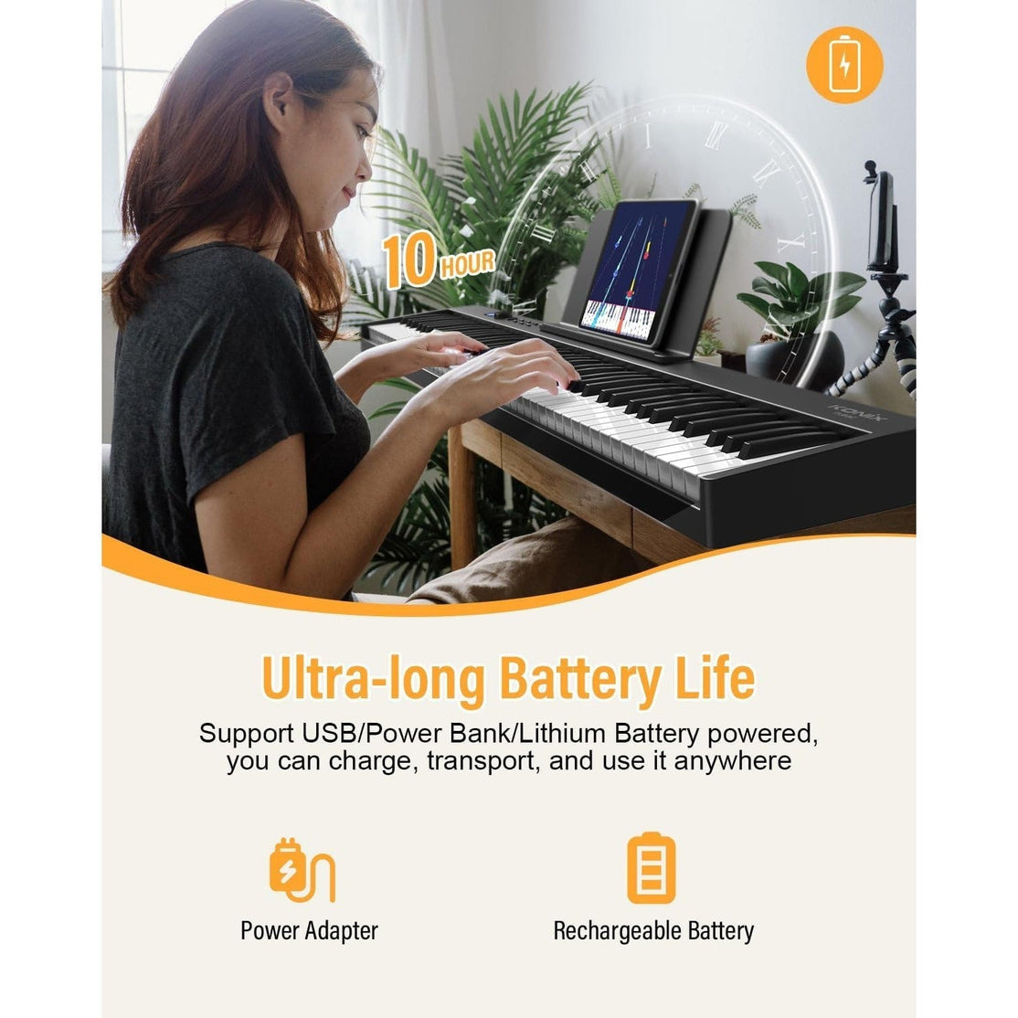 Đàn Piano Điện Konix PJ88C-Mai Nguyên Music