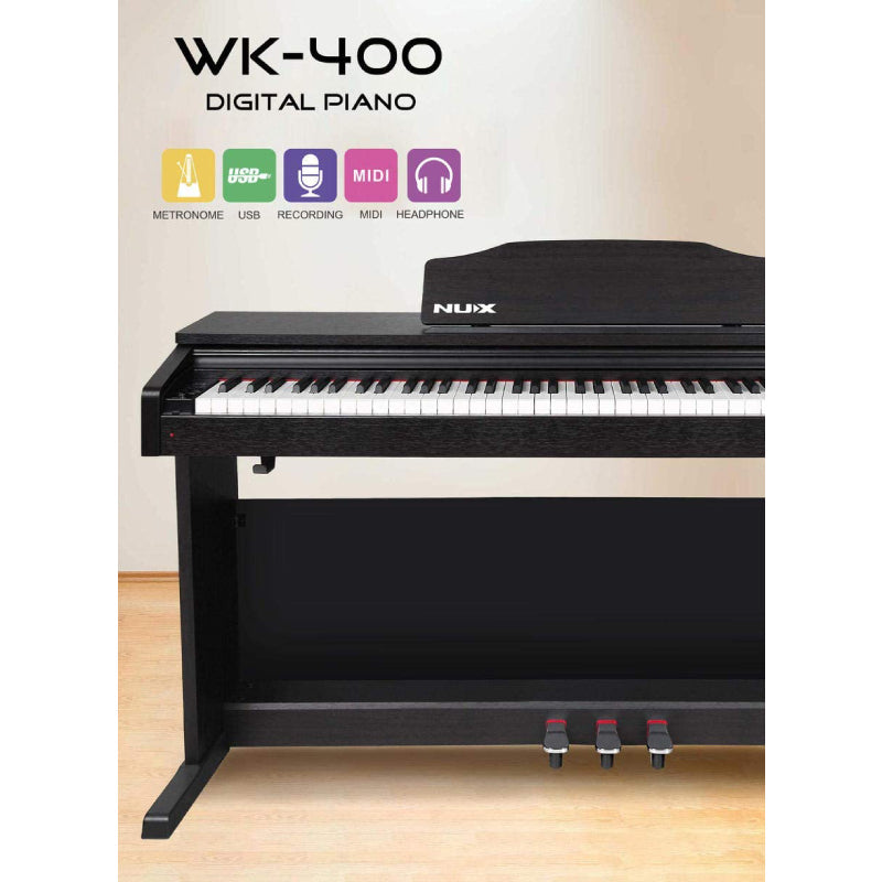 Đàn Piano Điện NUX WK-400-Mai Nguyên Music