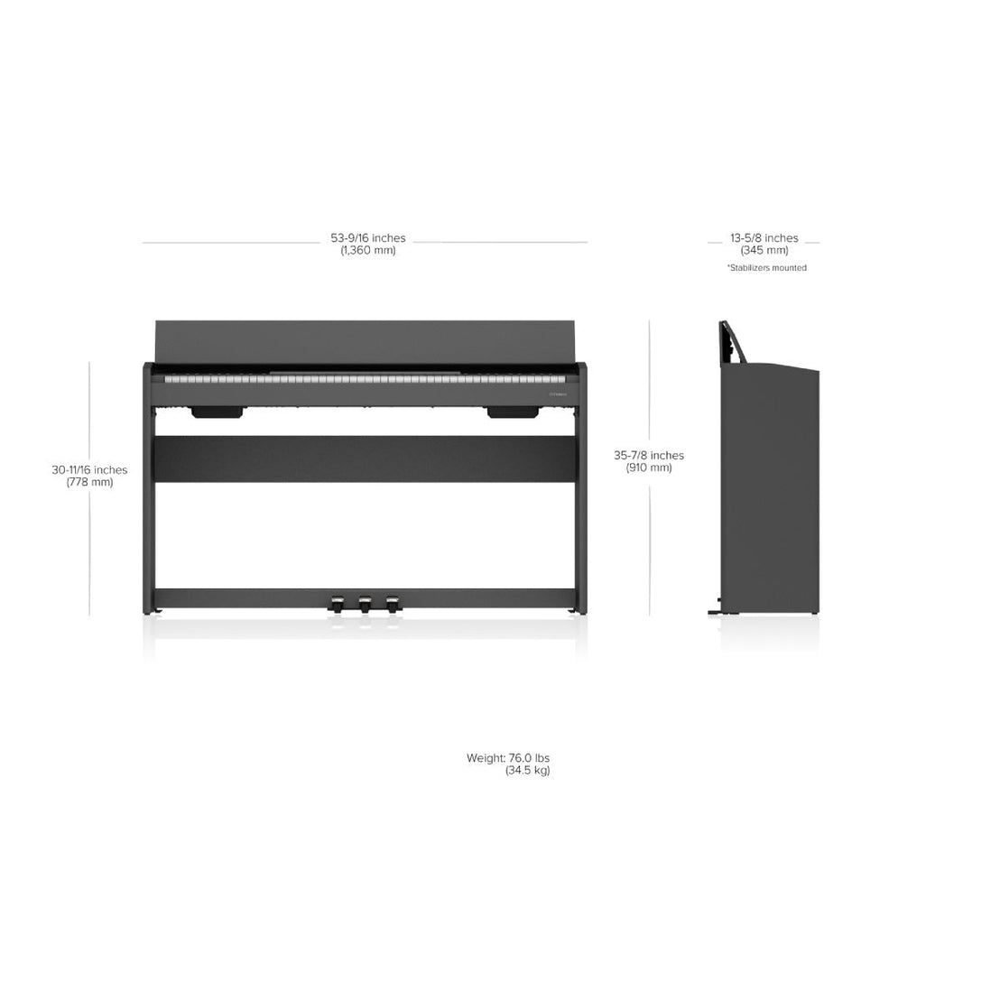 Đàn Piano Điện Roland F107-Mai Nguyên Music