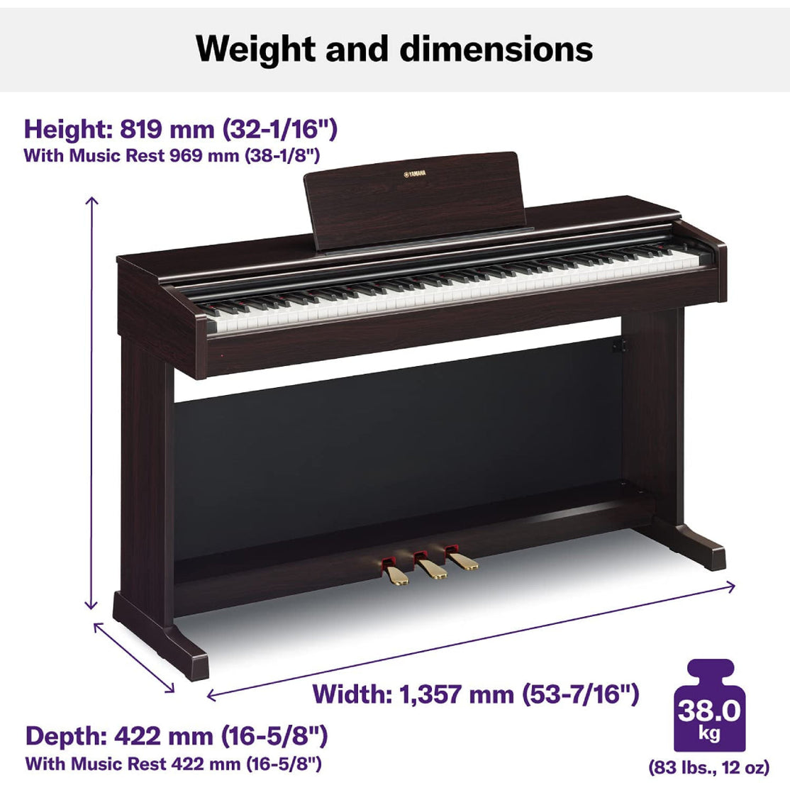 Đàn Piano Điện Yamaha YDP-144 - Qua Sử Dụng-Mai Nguyên Music
