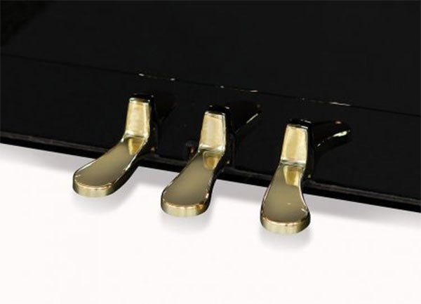 Pedal và bánh xe Kawai K-300 được làm đồng