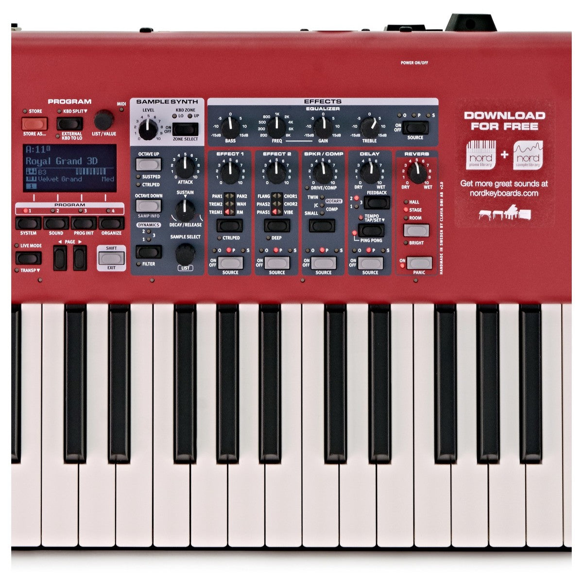Đàn Stage Piano Nord Electro 6HP 73-Phím-Mai Nguyên Music