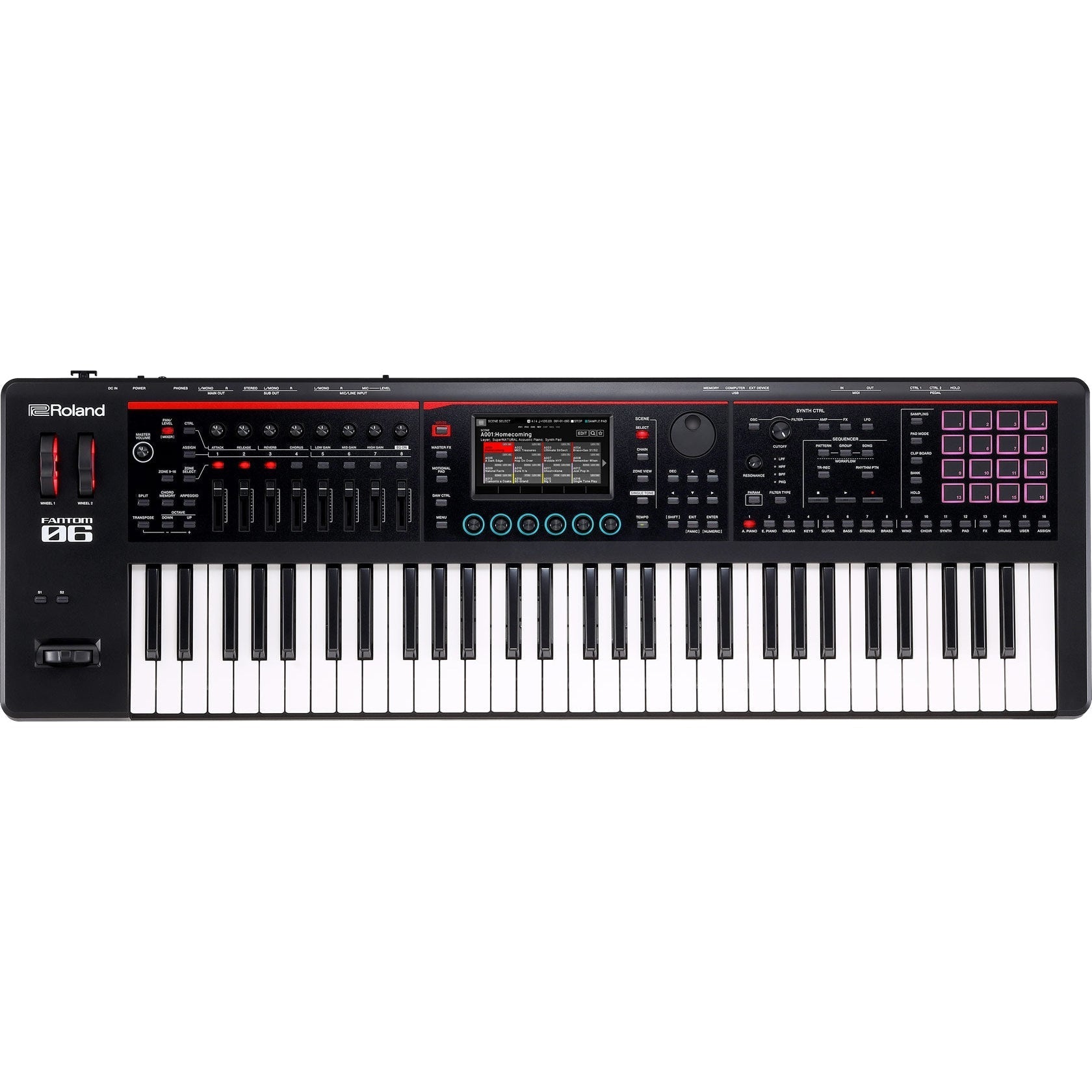 Đàn Synthesizer Keyboard Roland FANTOM-06-Mai Nguyên Music