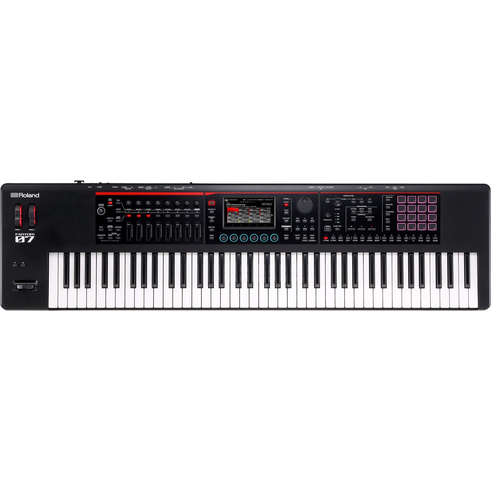 Đàn Synthesizer Keyboard Roland FANTOM-07-Mai Nguyên Music