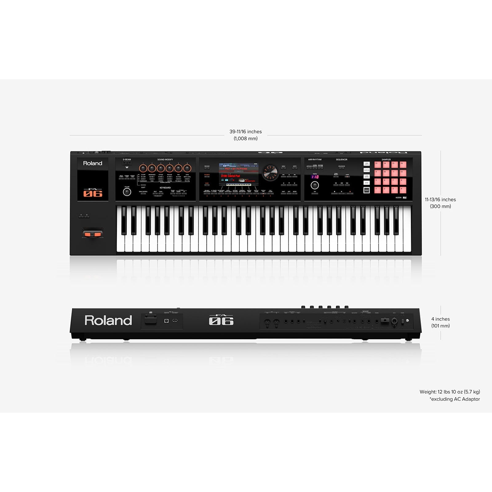 Đàn Synthesizer Music Workstation Roland FA-06-Mai Nguyên Music