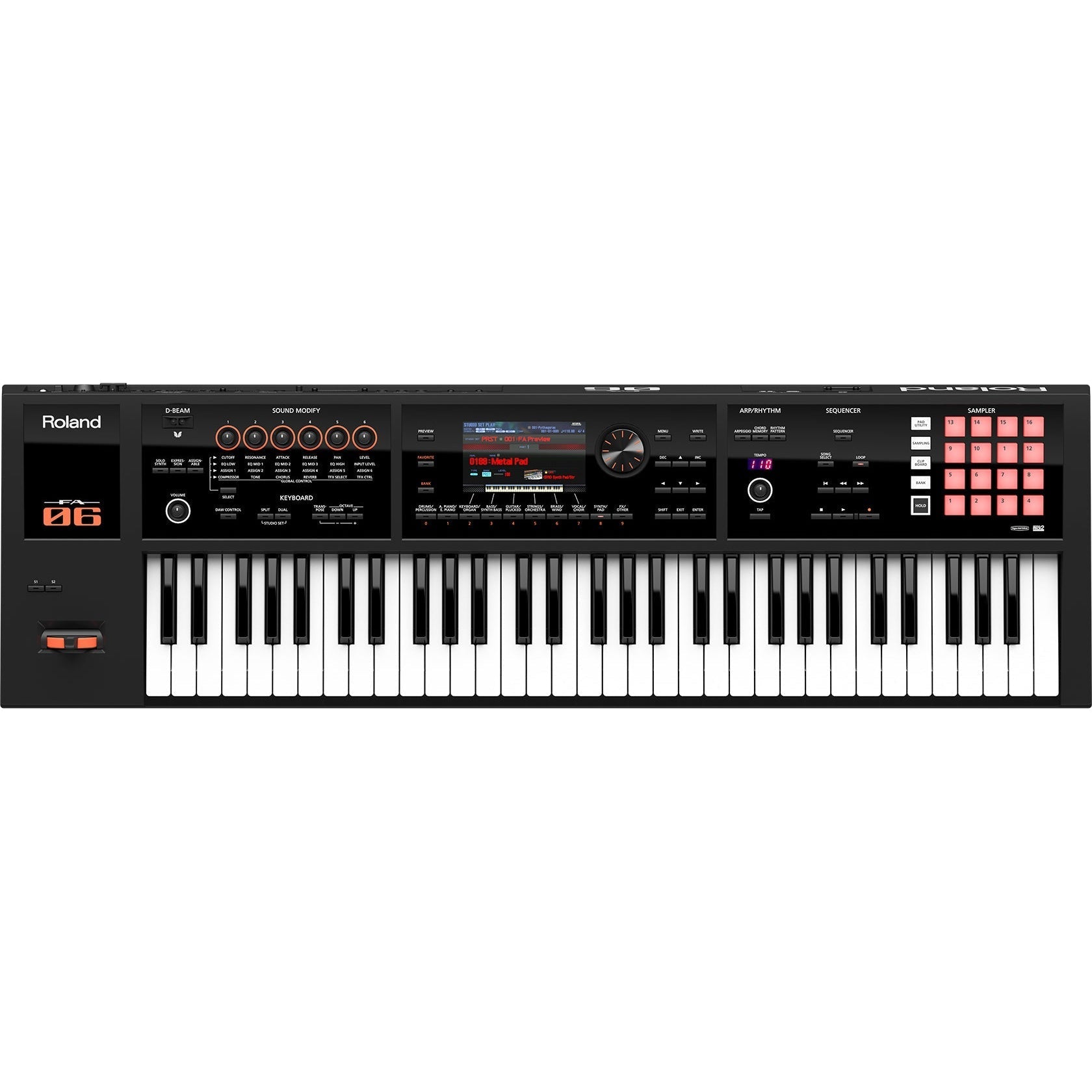 Đàn Synthesizer Music Workstation Roland FA-06-Mai Nguyên Music