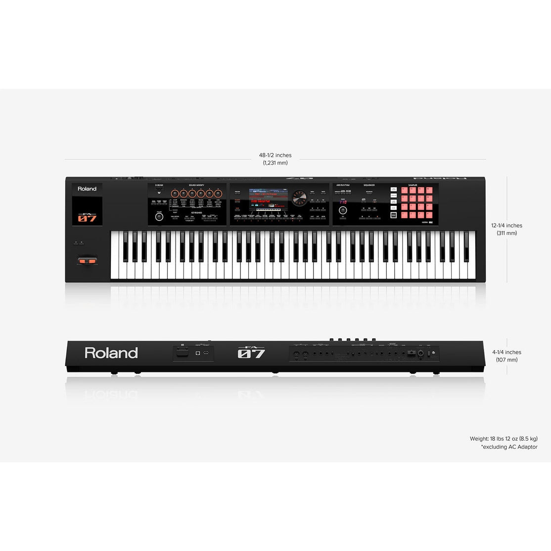 Đàn Synthesizer Music Workstation Roland FA-07-Mai Nguyên Music