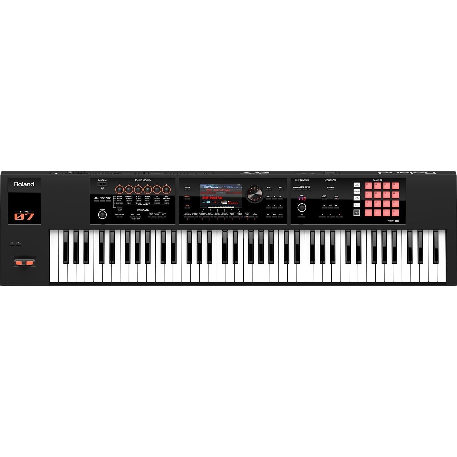 Đàn Synthesizer Music Workstation Roland FA-07-Mai Nguyên Music