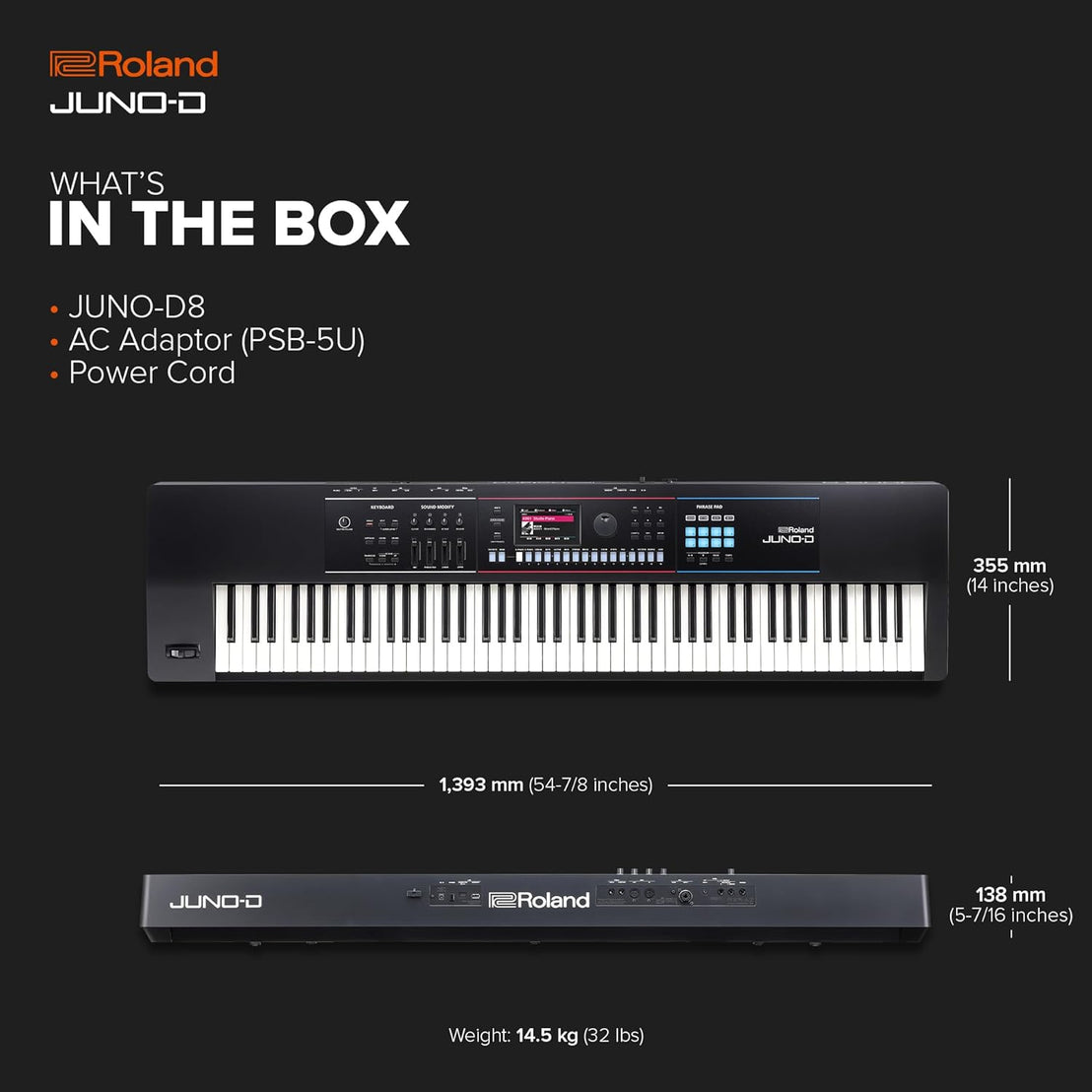 Đàn Synthesizer Roland JUNO-D8 88-Phím-Mai Nguyên Music