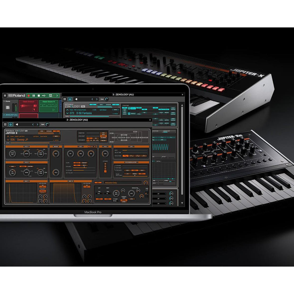 Đàn Synthesizer Roland Jupiter-X 61-Phím-Mai Nguyên Music