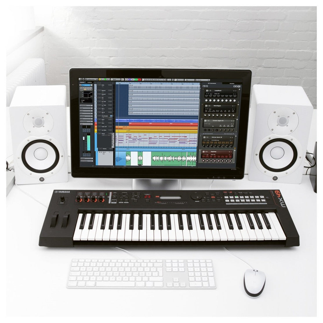 Đàn Synthesizer/Controller Yamaha MX49 49-Phím, Black-Mai Nguyên Music