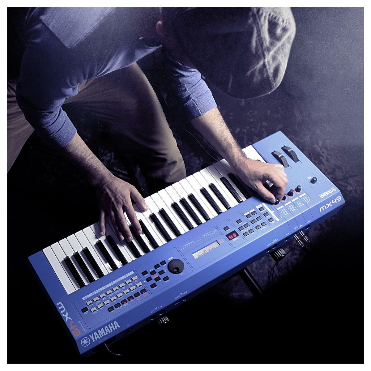 Đàn Synthesizer/Controller Yamaha MX49 49-Phím, Blue-Mai Nguyên Music