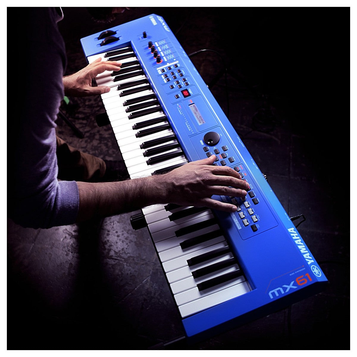 Đàn Synthesizer/Controller Yamaha MX61 61-Phím, Blue-Mai Nguyên Music