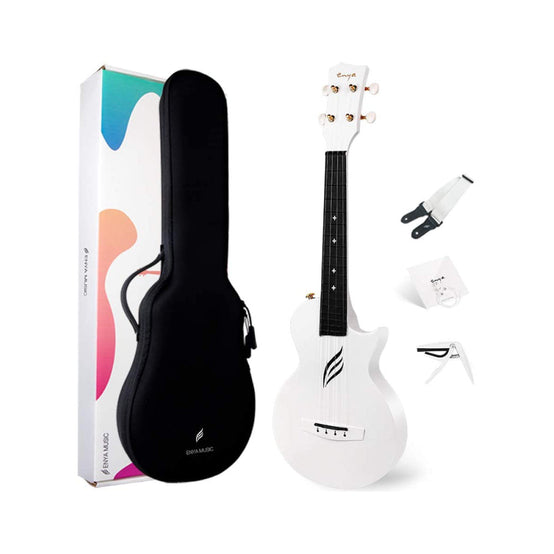 Đàn Ukulele Concert Enya Nova U, White-Mai Nguyên Music