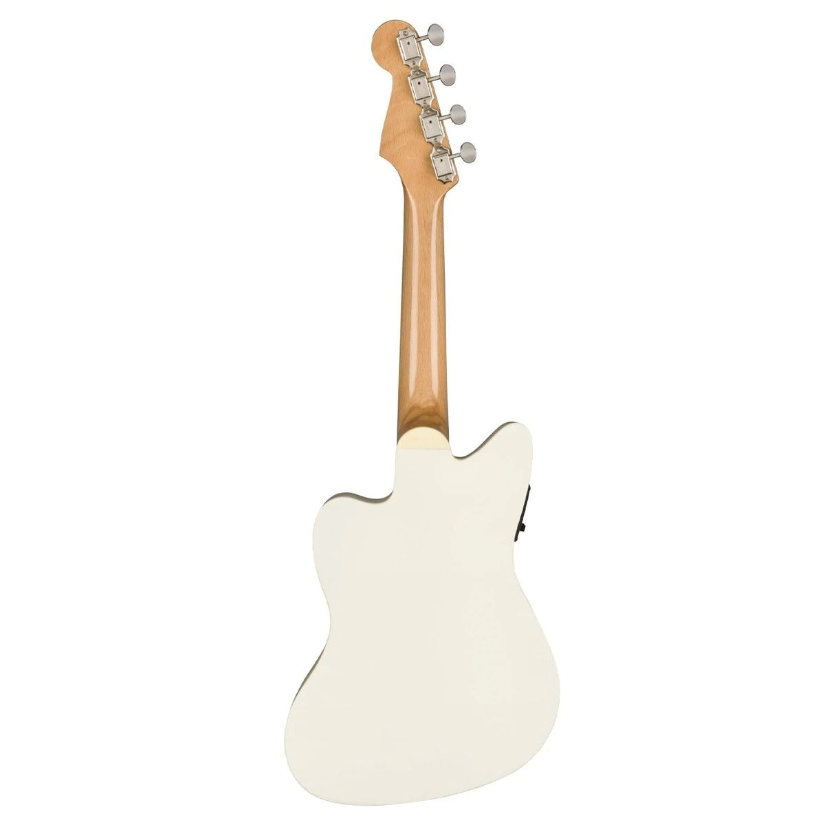 Đàn Ukulele Concert Fender Fullerton Jazzmaster FB Walnut, Olympic White-Mai Nguyên Music