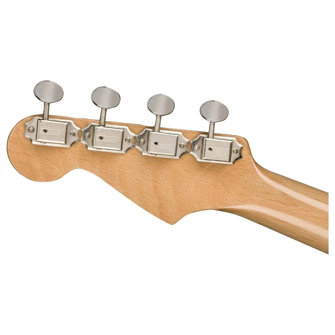 Đàn Ukulele Concert Fender Fullerton Jazzmaster FB Walnut, Olympic White-Mai Nguyên Music