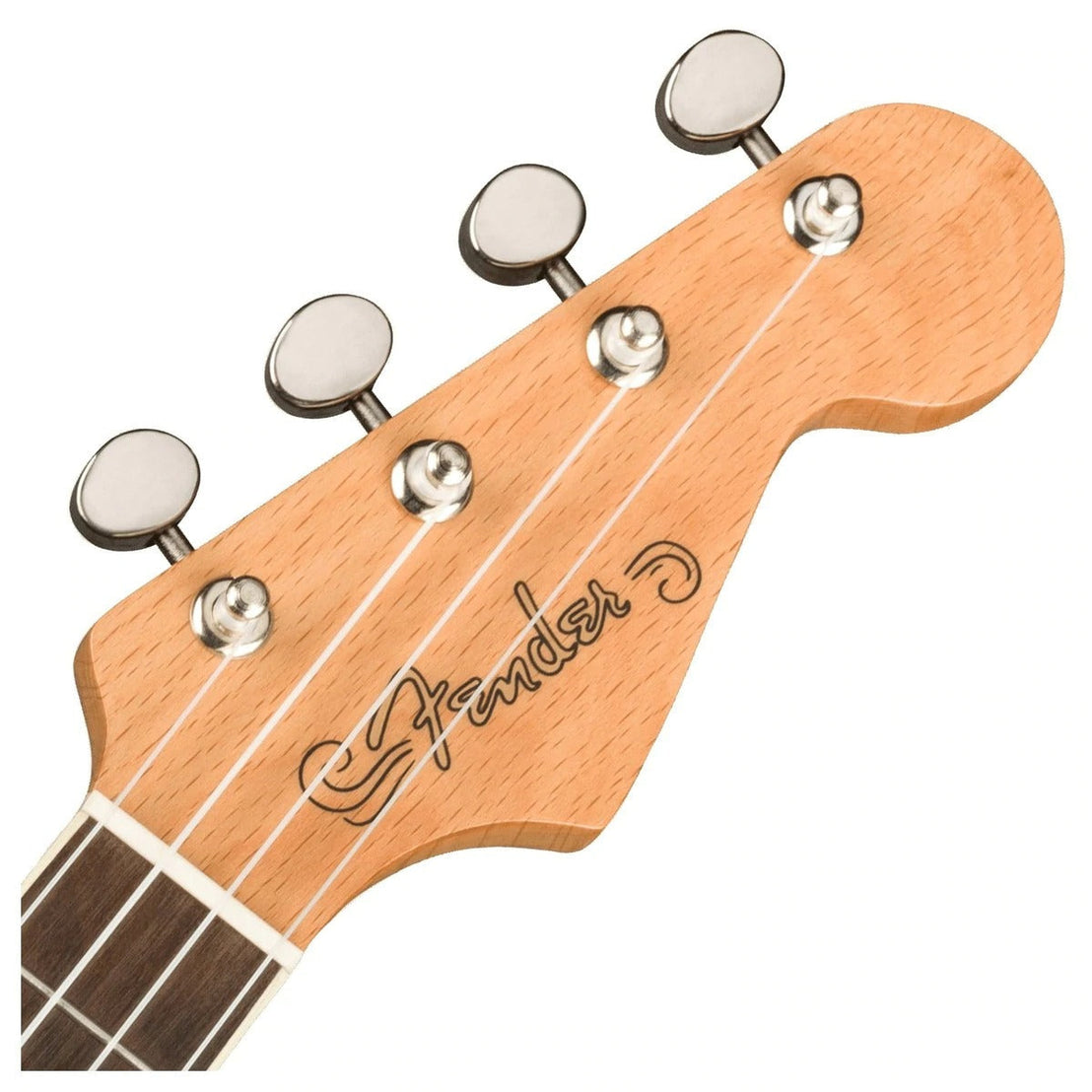 Đàn Ukulele Concert Fender Fullerton Strat FB Walnut, Black-Mai Nguyên Music