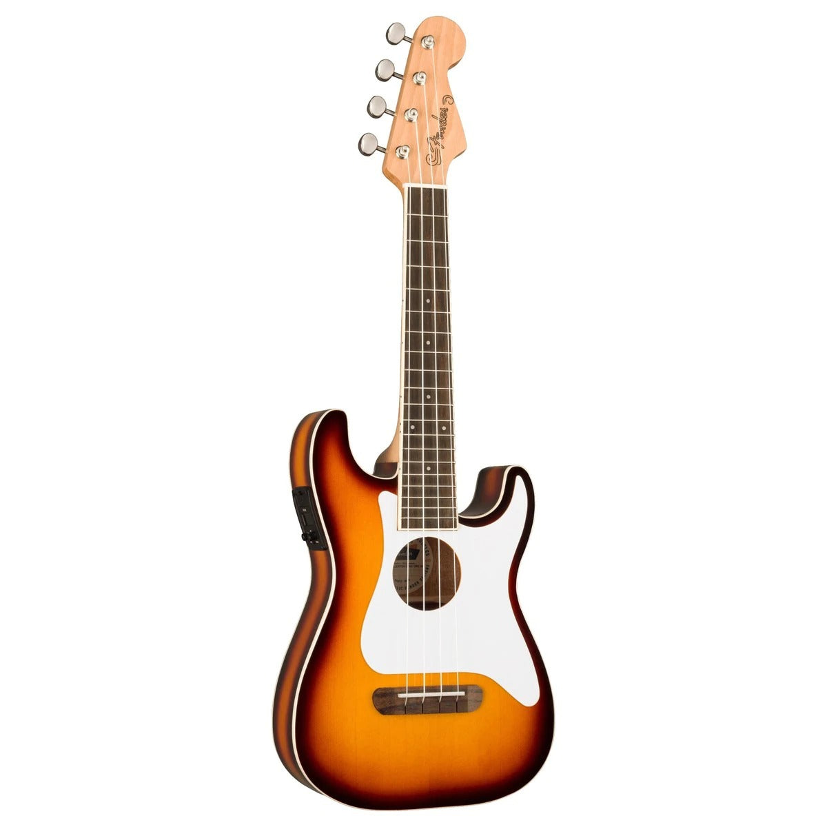 Đàn Ukulele Concert Fender Fullerton Strat FB Walnut, Sunburst-Mai Nguyên Music