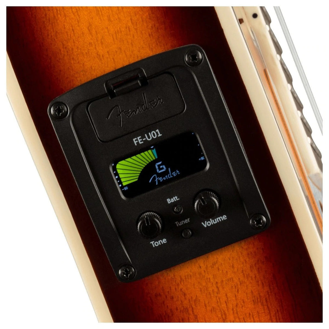 Đàn Ukulele Concert Fender Fullerton Strat FB Walnut, Sunburst-Mai Nguyên Music