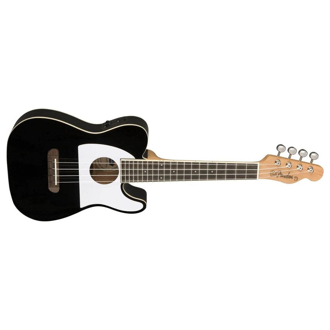 Đàn Ukulele Concert Fender Fullerton Tele FB Walnut, Black-Mai Nguyên Music