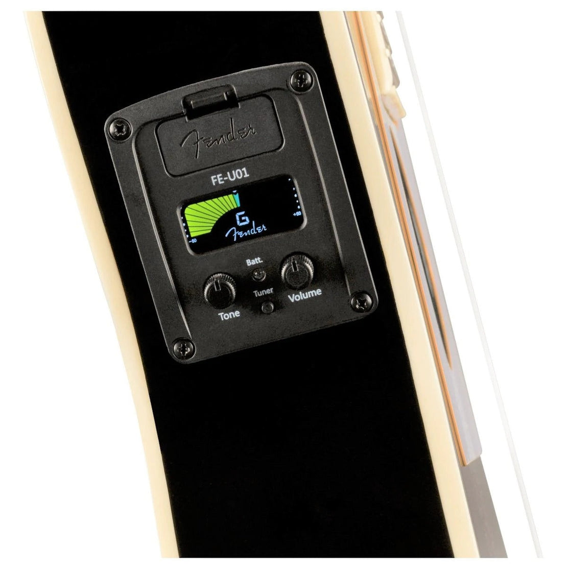 Đàn Ukulele Concert Fender Fullerton Tele FB Walnut, Black-Mai Nguyên Music