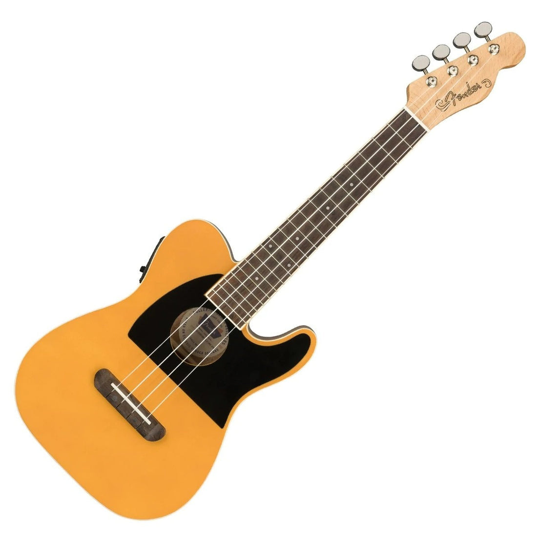 Đàn Ukulele Concert Fender Fullerton Tele FB Walnut, Butterscotch Blonde-Mai Nguyên Music