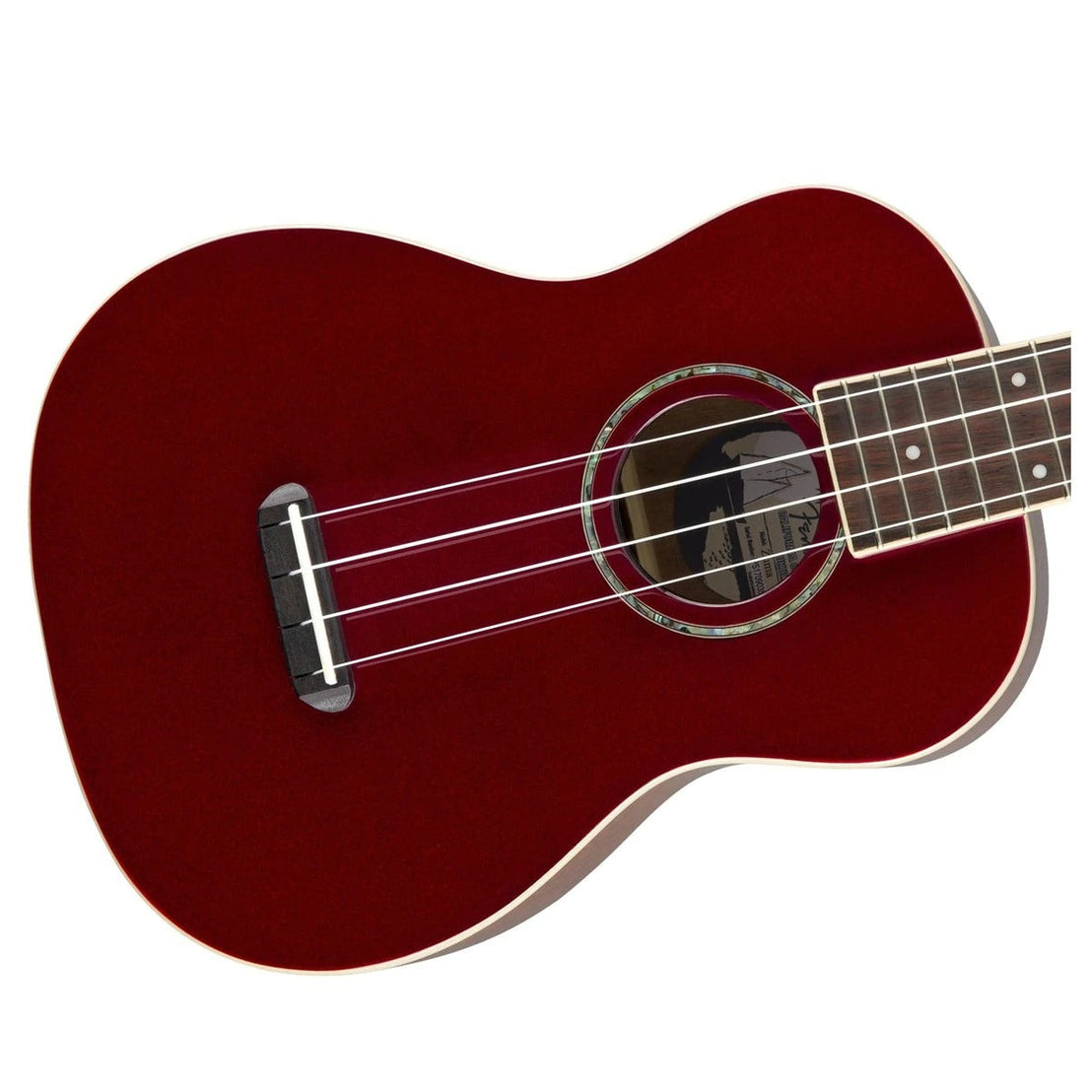 Đàn Ukulele Concert Fender Zuma Classic FB Walnut, Candy Apple Red-Mai Nguyên Music