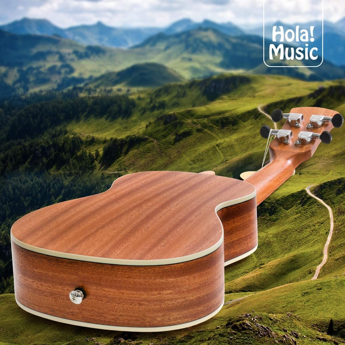 Đàn Ukulele Hola Deluxe Series Concert, Mahogany-Mai Nguyên Music