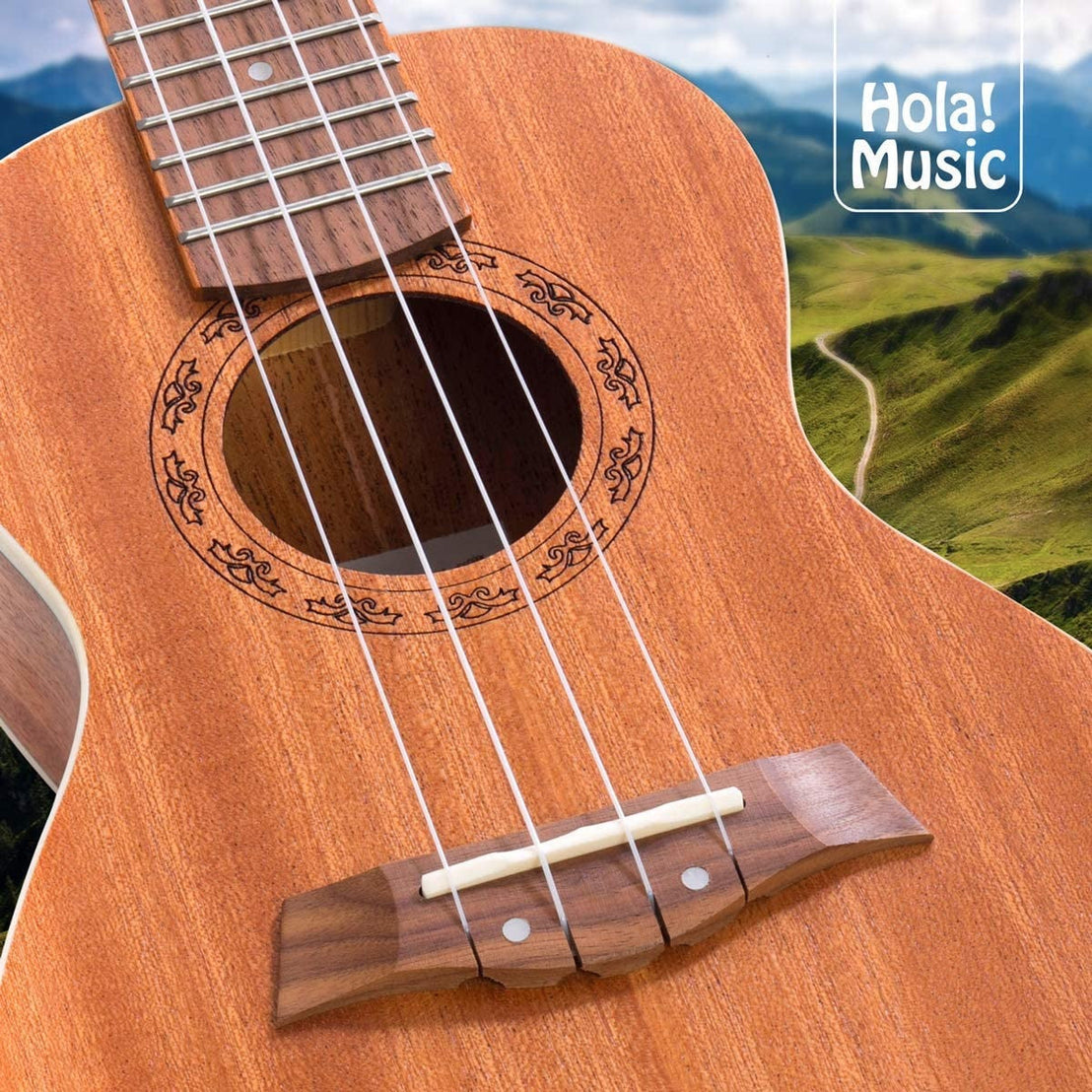Đàn Ukulele Hola Deluxe Series Concert, Mahogany-Mai Nguyên Music