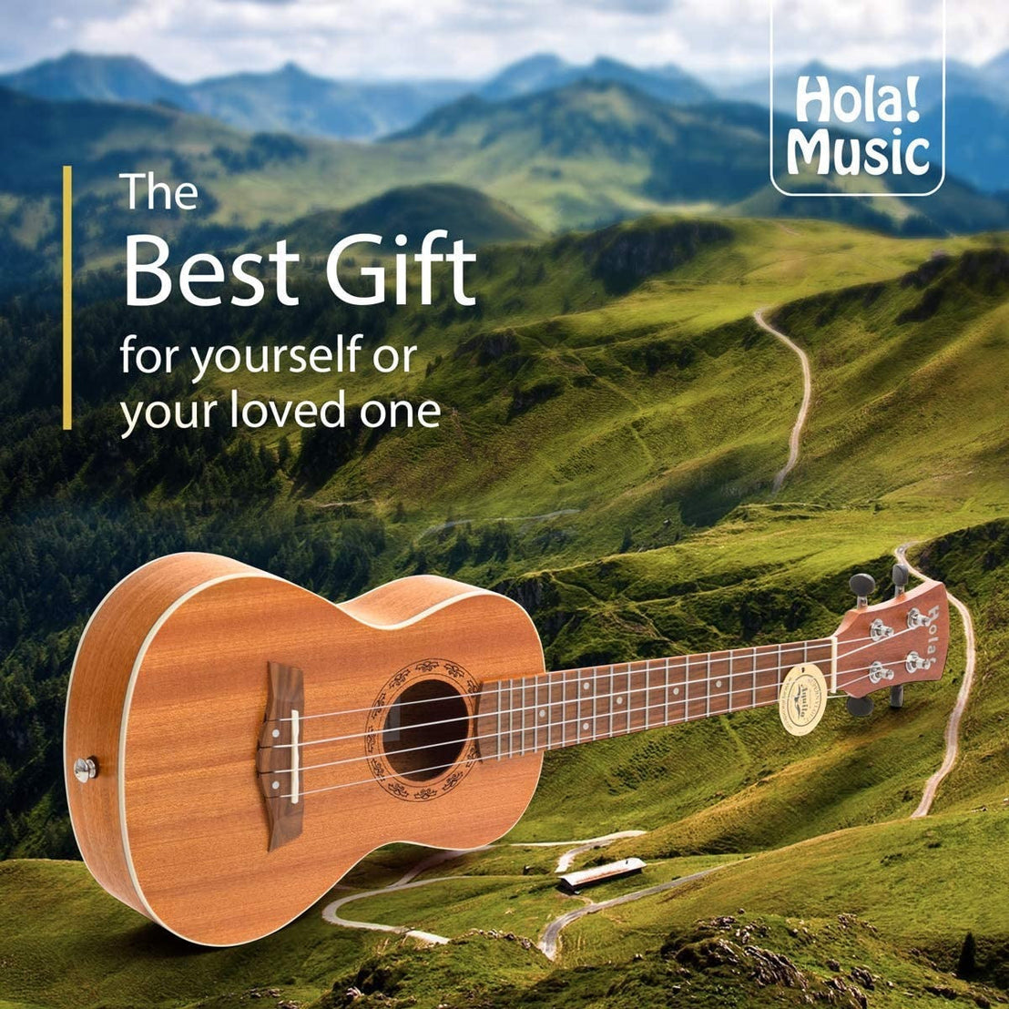 Đàn Ukulele Hola Deluxe Series Concert, Mahogany-Mai Nguyên Music