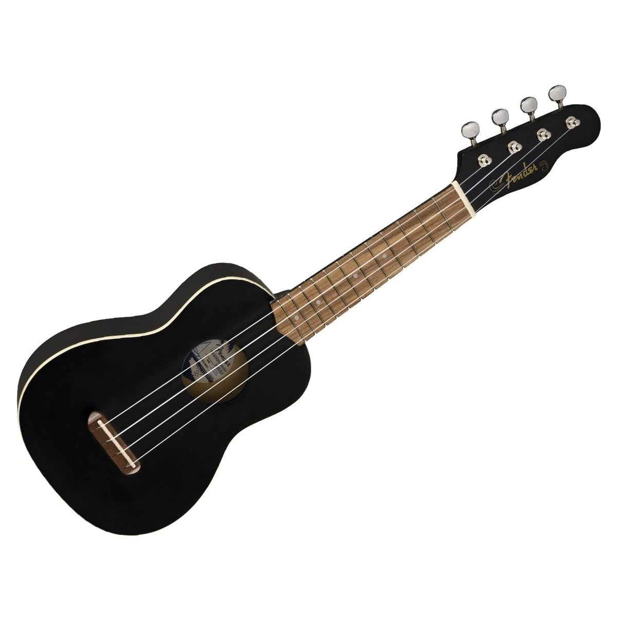 Đàn Ukulele Soprano Fender Venice FB Walnut, Black-Mai Nguyên Music