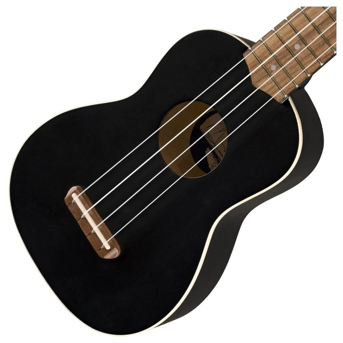 Đàn Ukulele Soprano Fender Venice FB Walnut, Black-Mai Nguyên Music