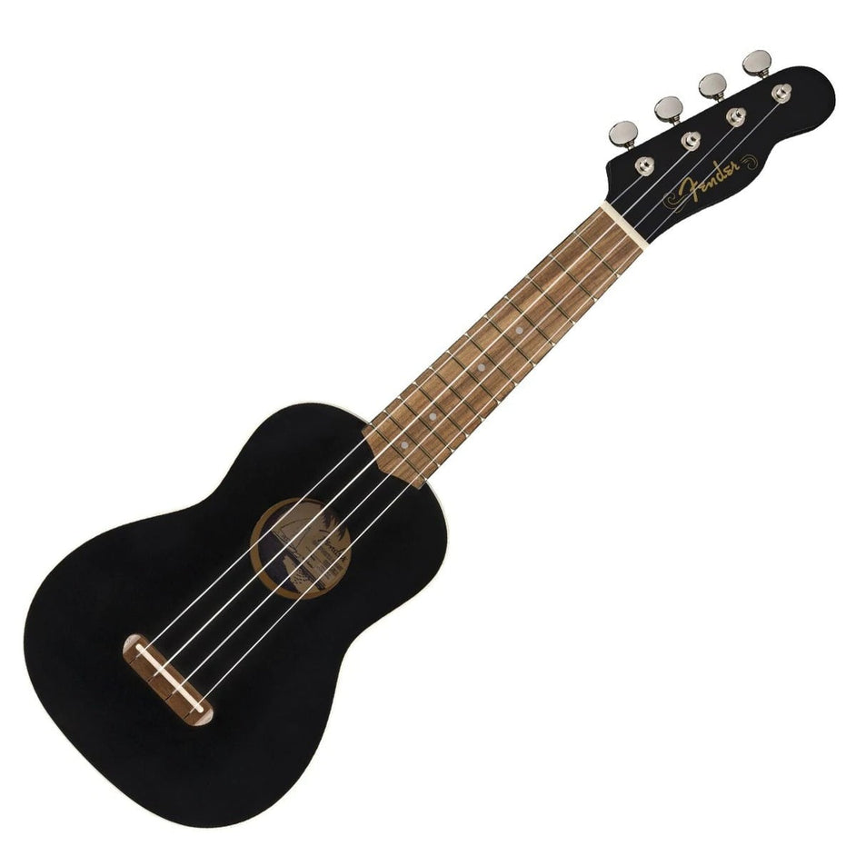 Đàn Ukulele Soprano Fender Venice FB Walnut, Black-Mai Nguyên Music