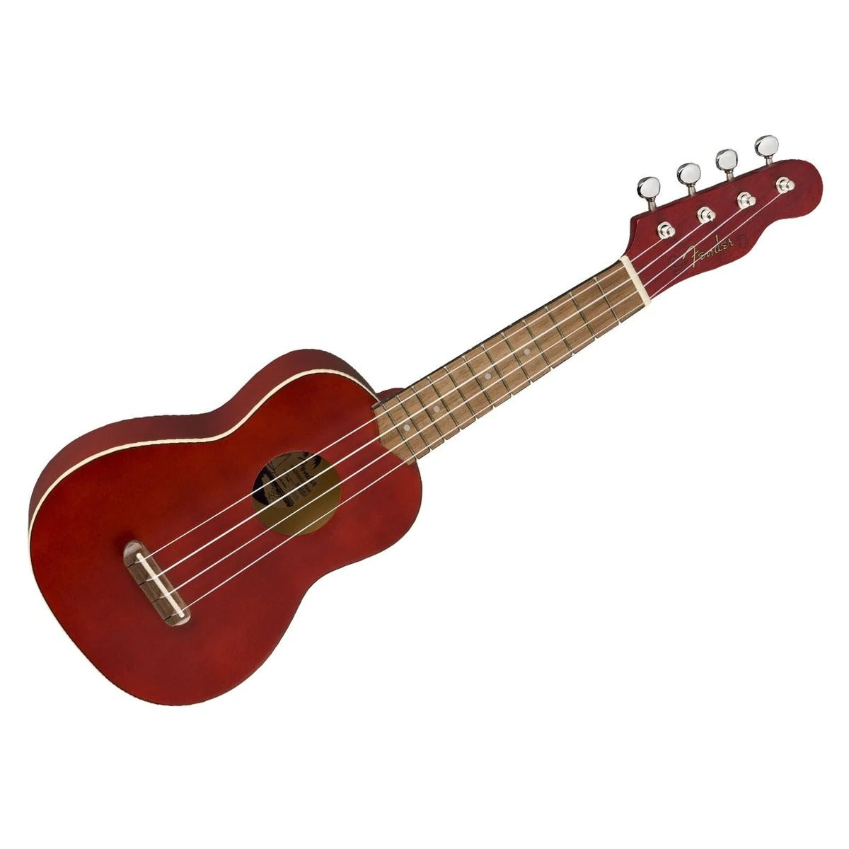 Đàn Ukulele Soprano Fender Venice FB Walnut, Cherry-Mai Nguyên Music