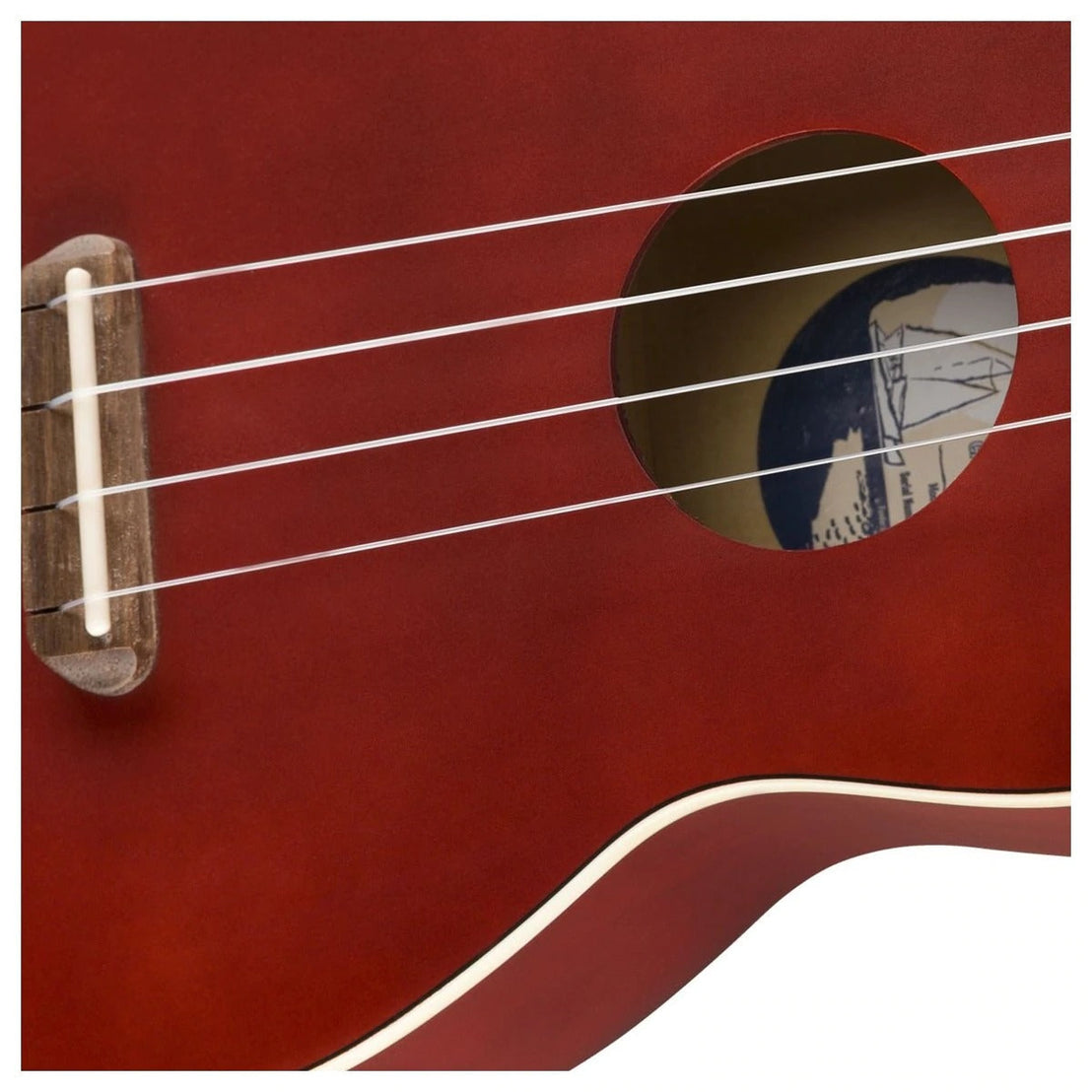 Đàn Ukulele Soprano Fender Venice FB Walnut, Cherry-Mai Nguyên Music