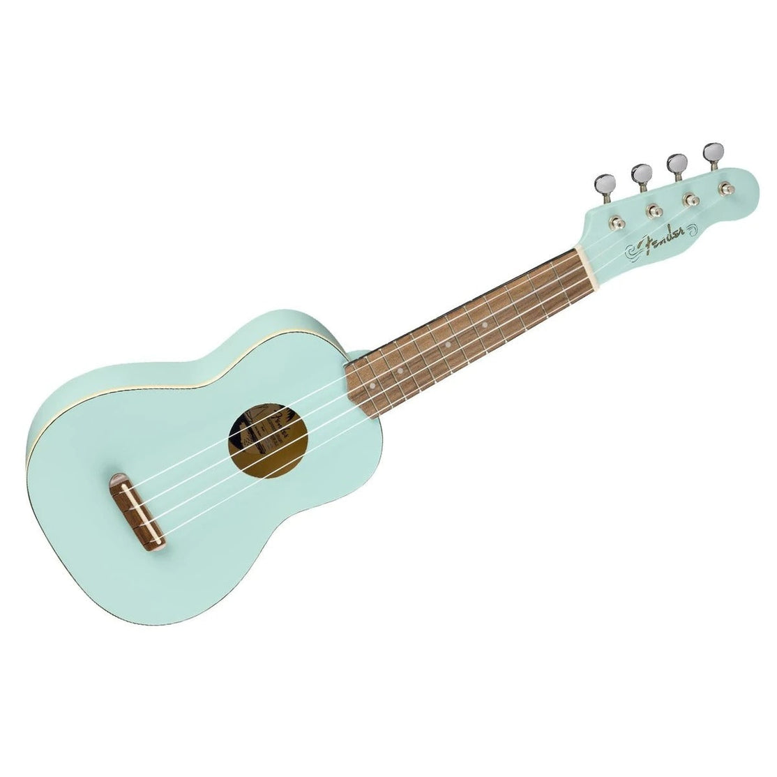 Đàn Ukulele Soprano Fender Venice FB Walnut, Daphne Blue-Mai Nguyên Music