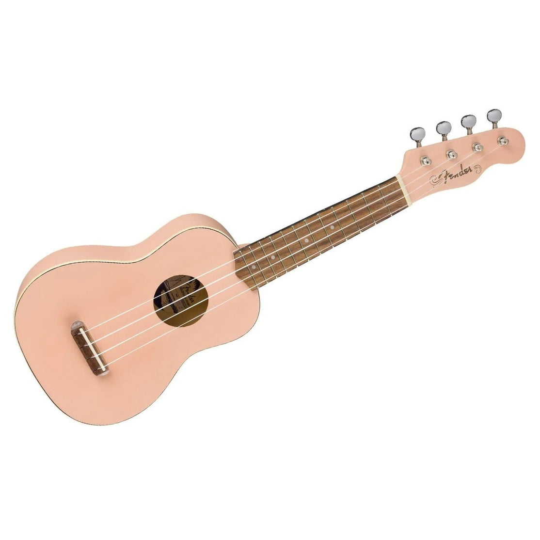 Đàn Ukulele Soprano Fender Venice FB Walnut, Shell Pink-Mai Nguyên Music