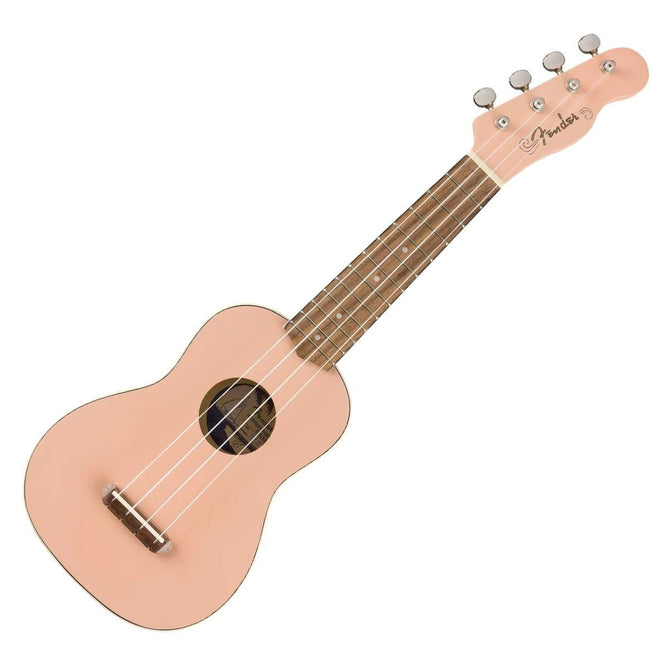 Đàn Ukulele Soprano Fender Venice FB Walnut, Shell Pink-Mai Nguyên Music