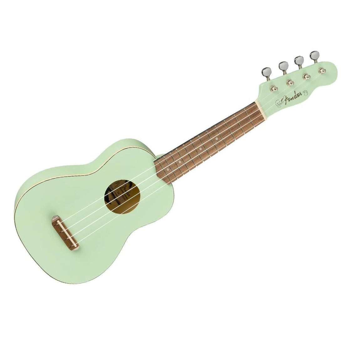 Đàn Ukulele Soprano Fender Venice FB Walnut, Surf Green-Mai Nguyên Music